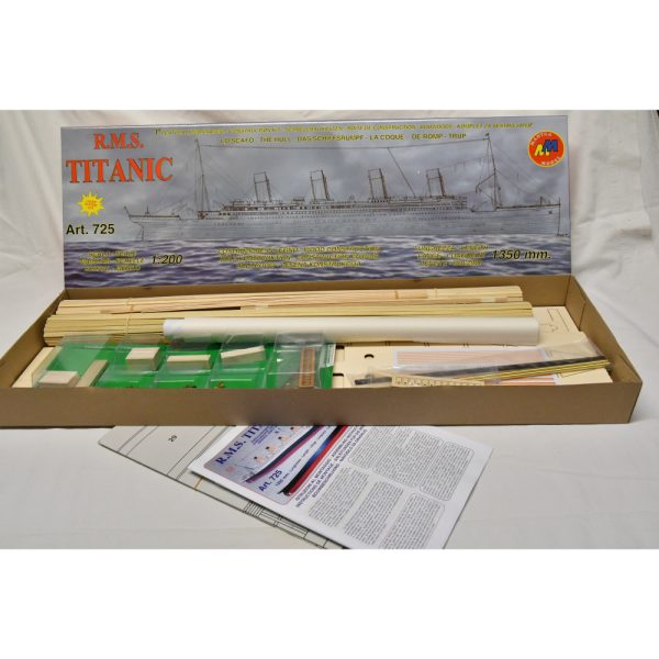 Titanic Model Boat Kit No 3 (Fore, Aft deck & Hull Decor) - Mantua Models (727) - Image 3
