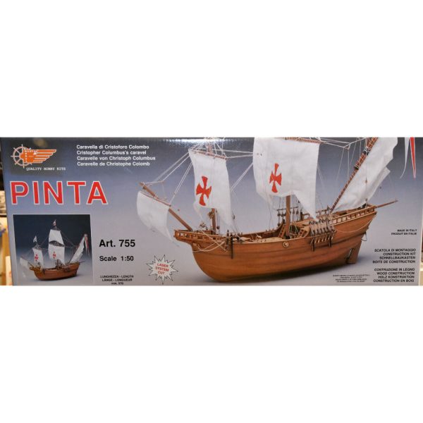 Pinta Caravel of Columbus Model Boat Kit - Mantua Models (755) - Image 4