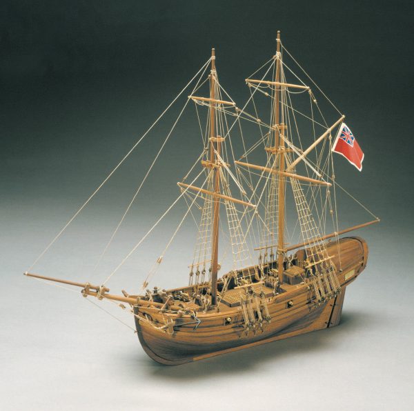 HMS Shine 1712 Cutter Model Boat Kit - Mantua Models (777) - Image 6
