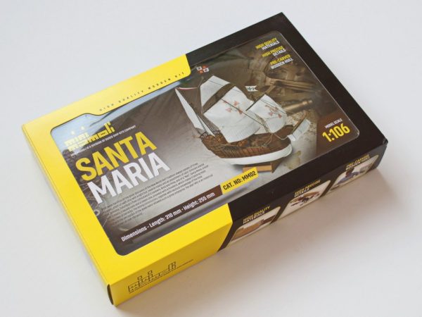 Santa Maria Model Boat Kit - Mini Mamoli (MM02) - Image 3