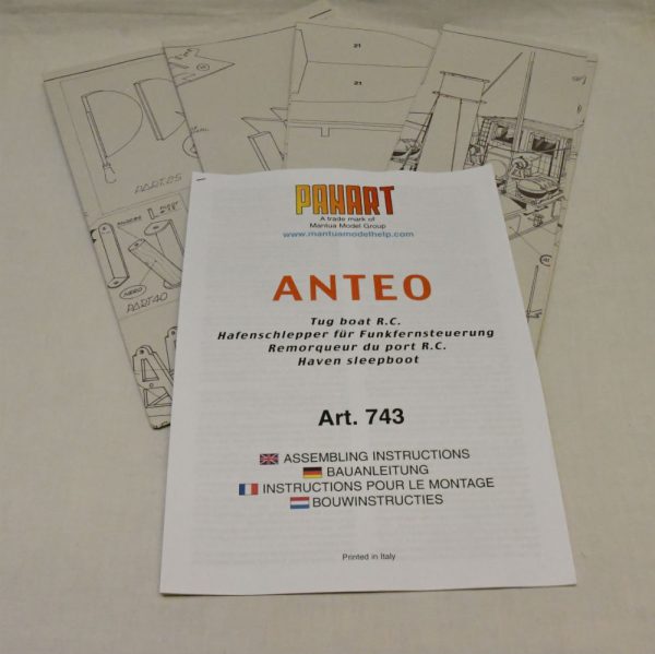 Anteo Model Boat Kit - Panart (743) - Image 12