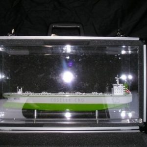 CNG Open Hull model in Display case