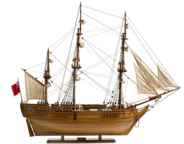 HMS Bounty Model Ship with Sails - PSM