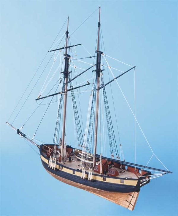 HM Schooner Pickle Wooden Boat Kit - Caldercraft (9018) - Image 12