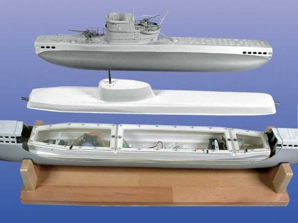 U-Boat Type VII Model Ship Kit - Krick (K20310C) - Image 3