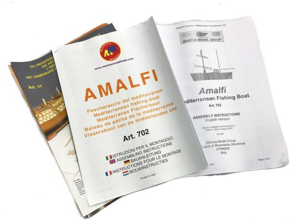 Amalfi. Mediterranean Fishing Boat Kit - Mantua Models (702) - Image 5
