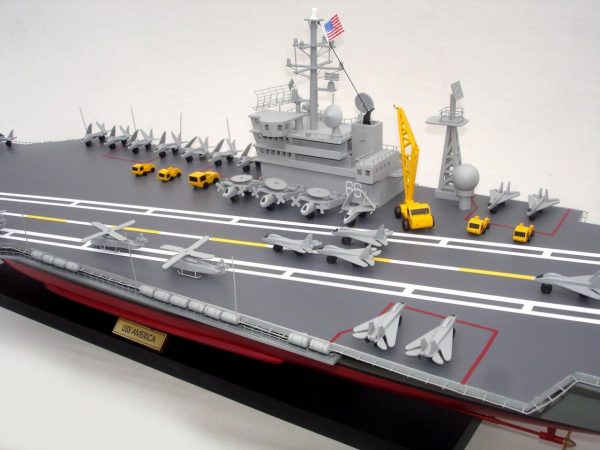 Aircraft Carrier USS America CV-66 Ship Model - GN - Image 11