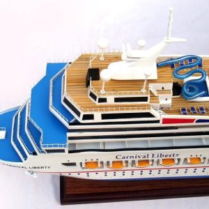 Carnival Liberty Wooden Model Boat - GN