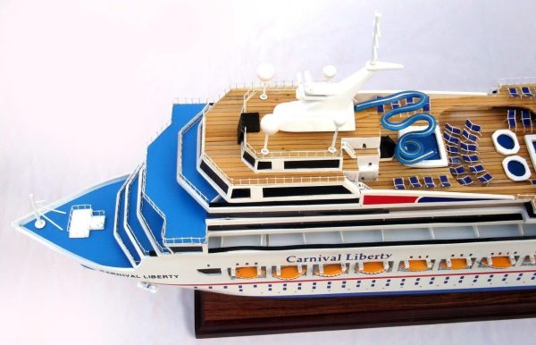Carnival Liberty Wooden Model Boat - GN
