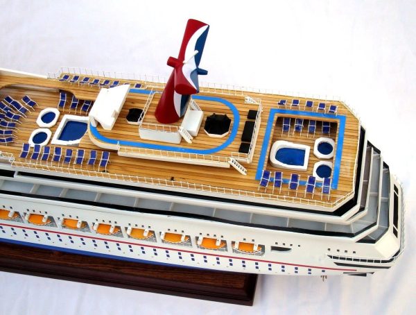 Carnival Liberty Wooden Model Boat - GN - Image 3