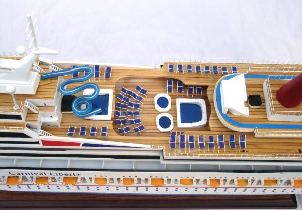 Carnival Liberty Wooden Model Boat - GN - Image 4