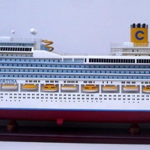 Costa Fortuna Wooden Model Boat - GN