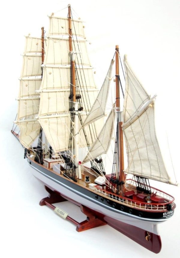 Elissa Wooden Model Ship - GN - Image 11