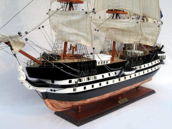 HMS Conway Ship Model (with Copper Plates on Hull) - GN - Image 5