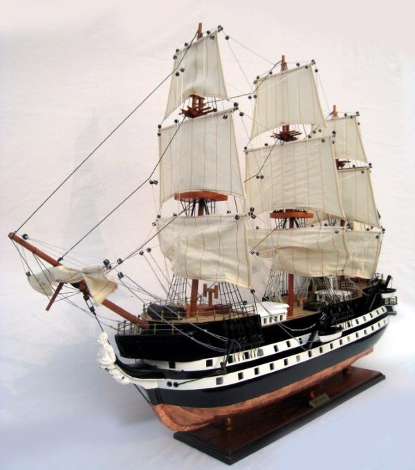 HMS Conway Ship Model (with Copper Plates on Hull) - GN - Image 6