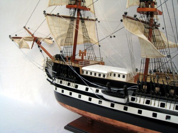 HMS Conway Ship Model (with Copper Plates on Hull) - GN - Image 7