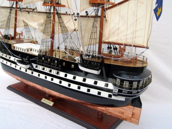 HMS Conway Ship Model (with Copper Plates on Hull) - GN - Image 8