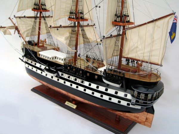 HMS Conway Ship Model (with Copper Plates on Hull) - GN - Image 9