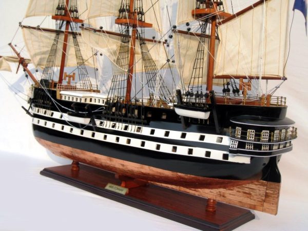 HMS Conway Ship Model (with Copper Plates on Hull) - GN - Image 10