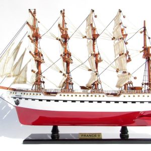 France II Wooden Model Ship - GN