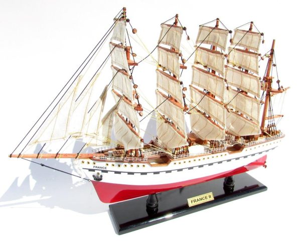 France II Wooden Model Ship - GN - Image 4