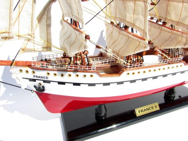 France II Wooden Model Ship - GN - Image 5
