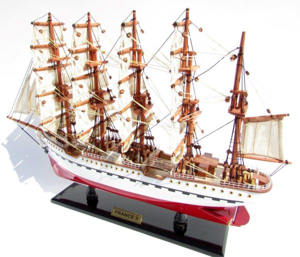 France II Wooden Model Ship - GN - Image 7