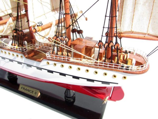 France II Wooden Model Ship - GN - Image 9