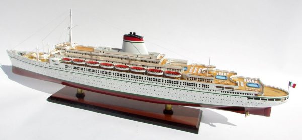 SS Leonardo Da Vinci White & Red Hull Ship Model - GN - Image 9