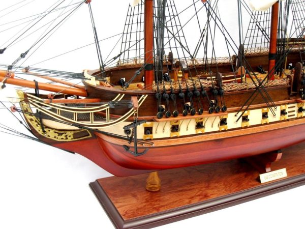 USS Constitution Wooden Model Ship - GN - Image 3