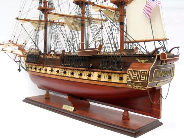 USS Constitution Wooden Model Ship - GN - Image 6