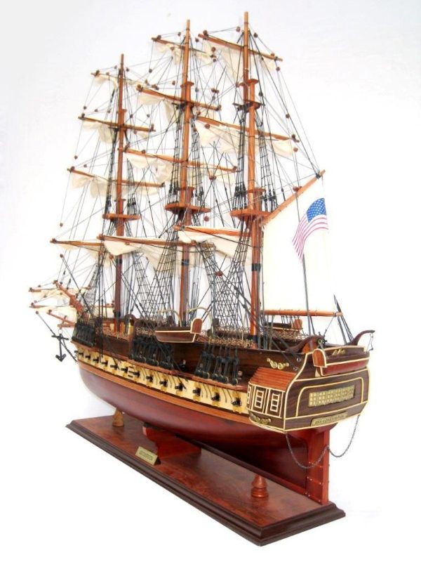 USS Constitution Wooden Model Ship - GN - Image 8