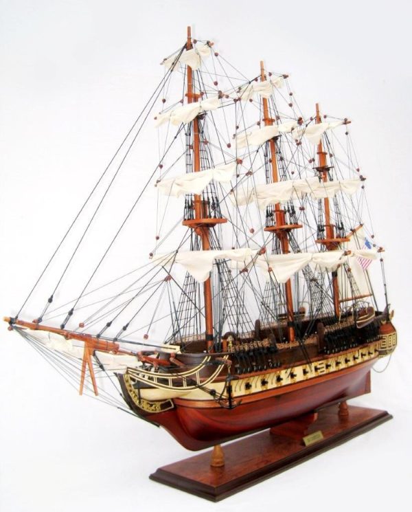 USS Constitution Wooden Model Ship - GN - Image 9