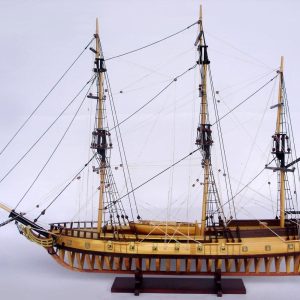 USS Rattlesnake Ship Model with Frame Hull - GN
