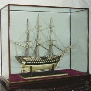 Display Case in Glass with Suede Base (PJ)