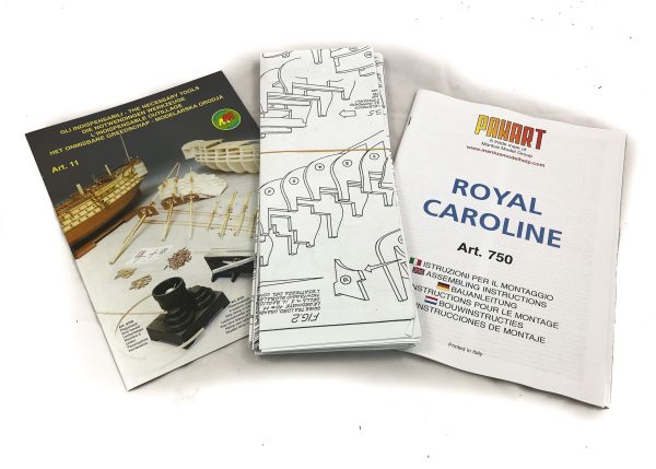 Royal Caroline Model Ship Kit - Panart (750) - Image 13