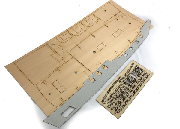 Royal Caroline Model Ship Kit - Panart (750) - Image 7