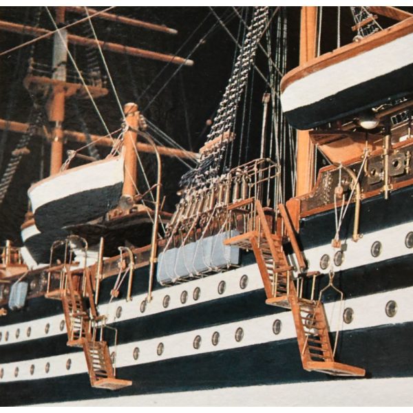 Amerigo Vespucci 1:84 Scale Boat Kit - Panart (741) - Image 6