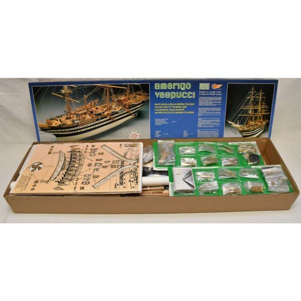 Amerigo Vespucci 1:84 Scale Boat Kit - Panart (741) - Image 9
