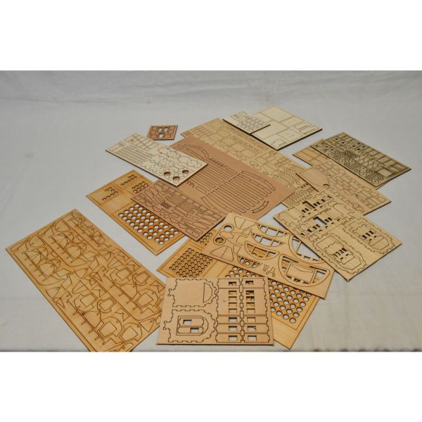 Amerigo Vespucci 1:84 Scale Boat Kit - Panart (741) - Image 14