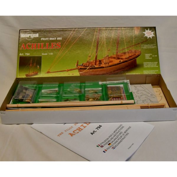 Achilles 1812 Pilot Cutter Ship Model Kit - Sergal (794) - Image 6