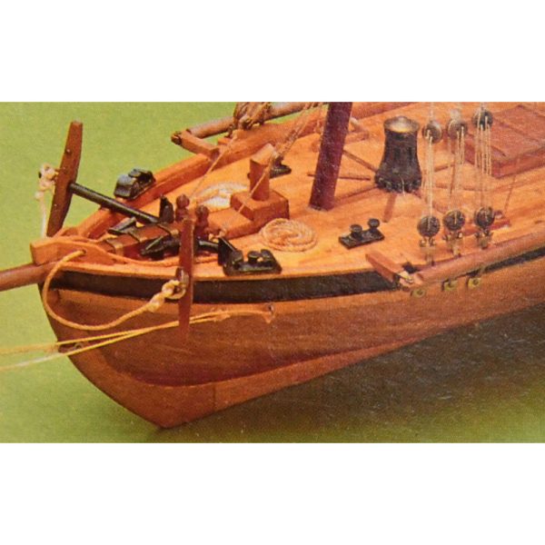 Achilles 1812 Pilot Cutter Ship Model Kit - Sergal (794) - Image 9