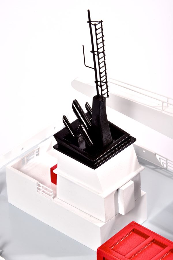 Silver River Model Cargo Ship - Image 12