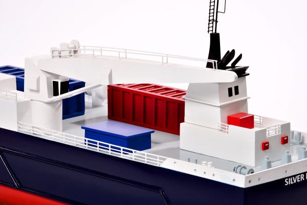 Silver River Model Cargo Ship - Image 20