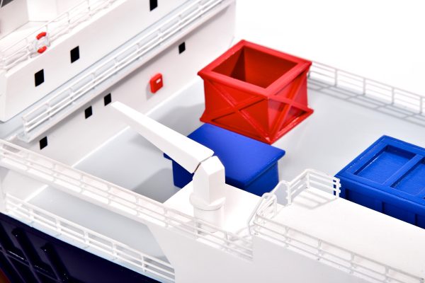 Silver River Model Cargo Ship - Image 21