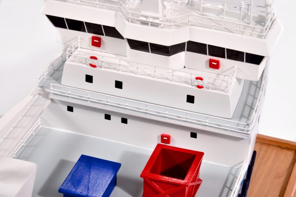 Silver River Model Cargo Ship - Image 25