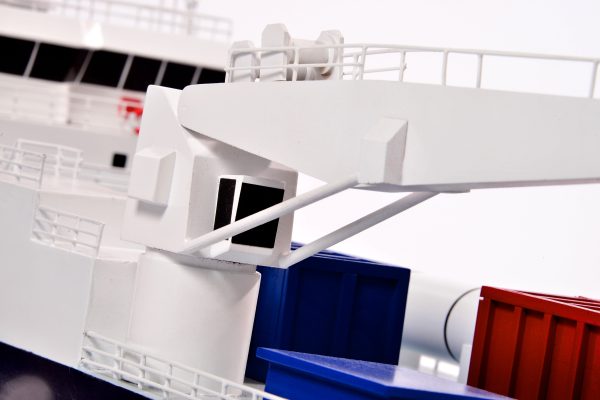Silver River Model Cargo Ship - Image 31