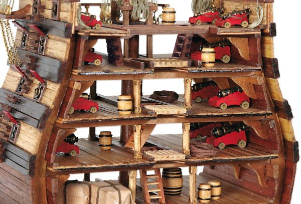 Santisima Trinidad Cross Section Model Boat Kit - Occre (16800) - Image 2