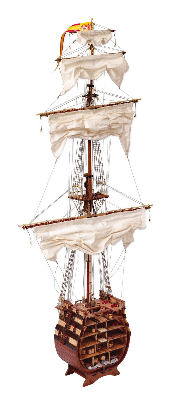 Santisima Trinidad Cross Section Model Boat Kit - Occre (16800) - Image 5