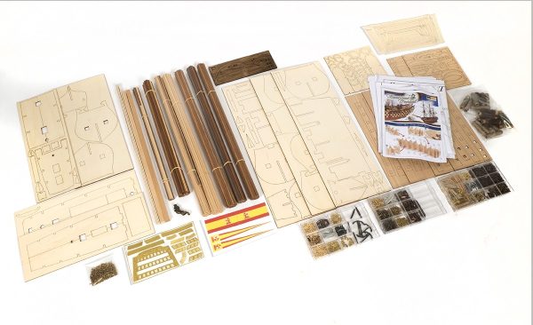 Santisima Trinidad Ship Model Kit - Occre (15800) - Image 9